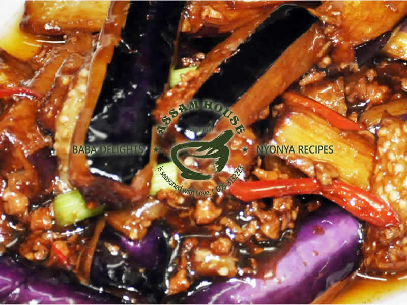 Fry Eggplant Si Chuan Style
